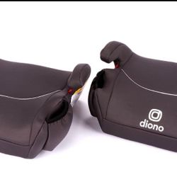 Diono Solana, No Latch, Pack Of 2 Backless Booster Car Seats, Lightweight, Machine Washable Covers, Cup Holders, Black  INVENTORY NUMBER: 102
