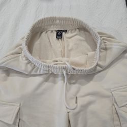 Cream Size Small Sweatpants Windsor