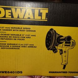 DeWalt 5 In Disc Sander With  Shroud 