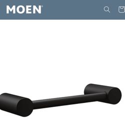 🔥 BARGAIN $23: Moen Align 9" Hand Towel Bar - Matte Black (New) - Retails $53+