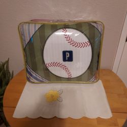 BASEBALL  QUILT  SET