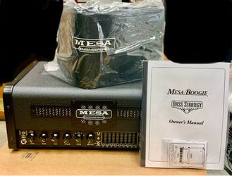 Mesa/Boogie Bass Strategy Eight:88 All Tube Amplifier Amp Head Black Cabinet Front Panel Rotary Control Knobs 465 watt Power Tubes multi watts Voice E