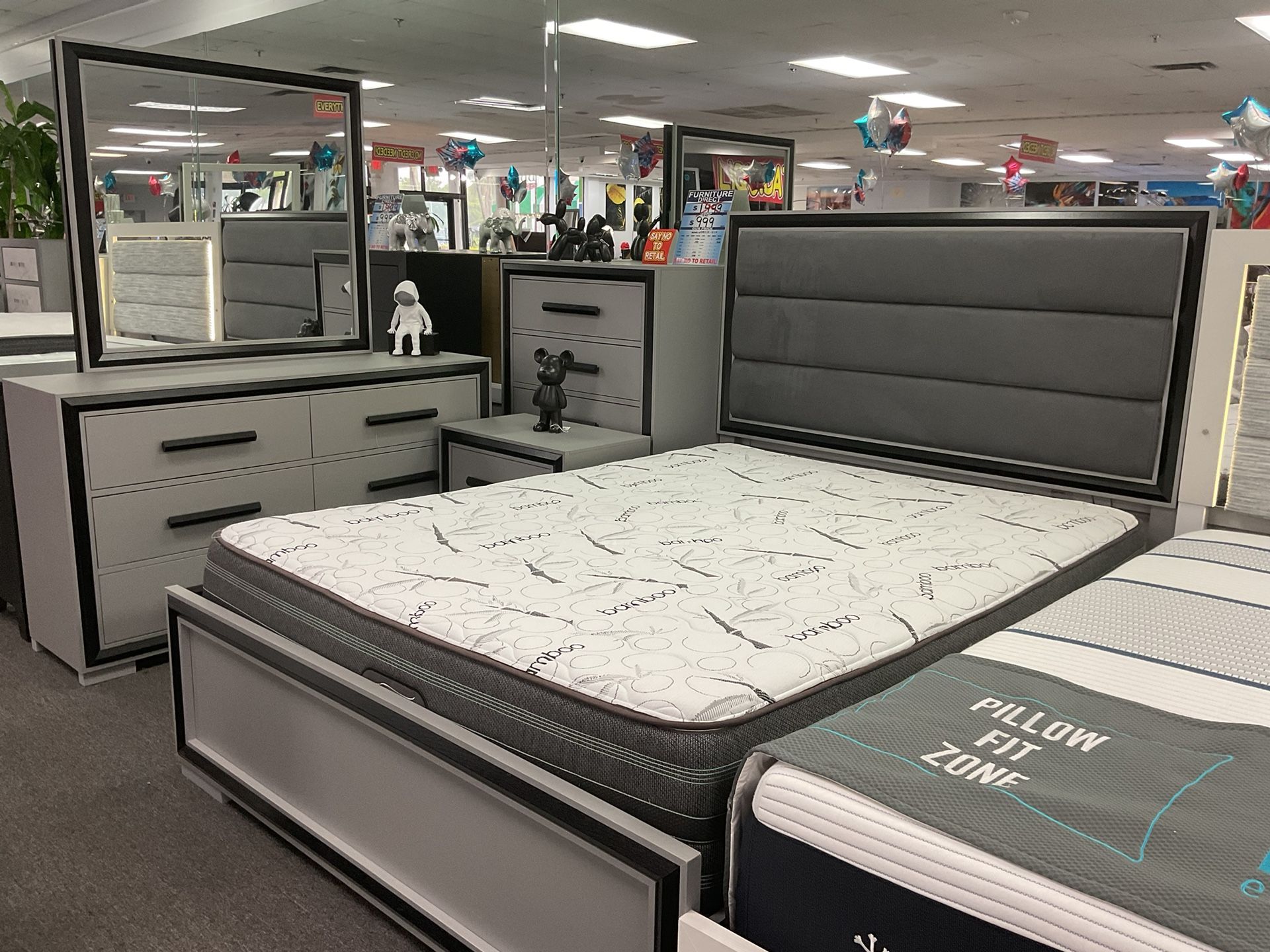 Furniture huge MEMORIAL DAY SALE 🇺🇸 modern 5pc bedroom set 35% OFF.WE DELIVER