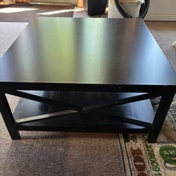 Black Coffee Table 
