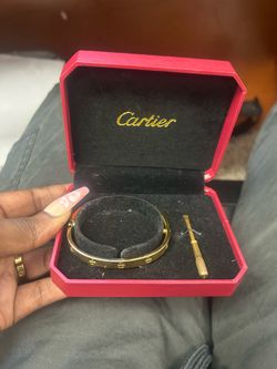 Cartier love bracelet with screw