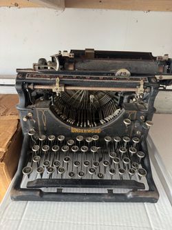 Antique Underwood typewriter
