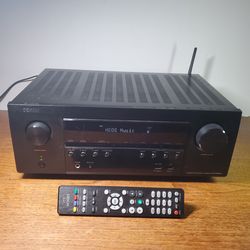 Denon AVR S940H 7.2 Channel HomeTheater 4K Receiver Bluetooth 90 Watts Per Channel Remote Wi-Fi Heos Apple Airplay Phono