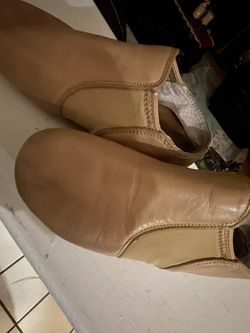 Tan Jazz Shoes Size 12 Girls