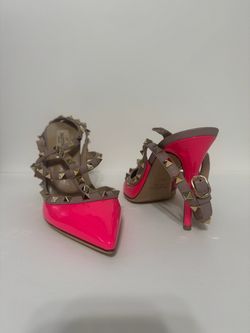 Valentino Rockstud Patent Leather Heels