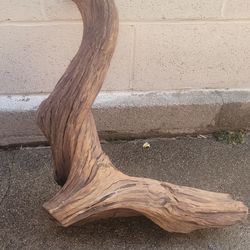 Fish tank wood decor