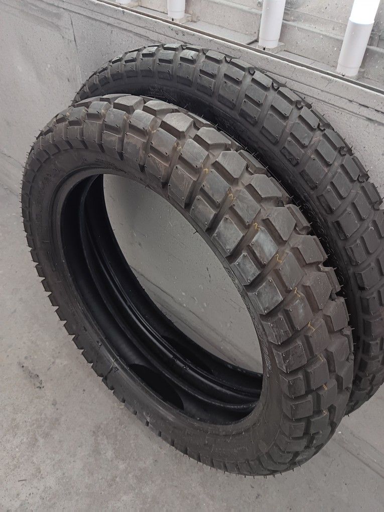 120/80/18 Rear 100/90/21 Fronþ