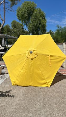 Yellow Outdoor Patio Umbrella