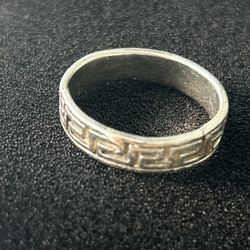 Silver ring men - Size 12