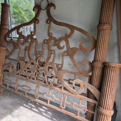 Antique Iron King Bed Frame $1500 OBO 
