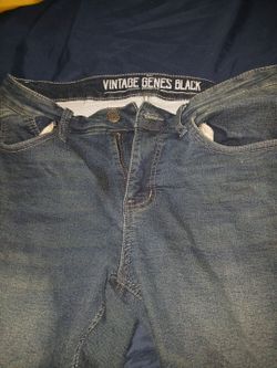 Vintage Genes Black Skinny Fit Jeans