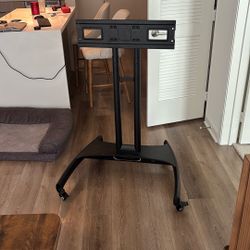Kanto - Mobile TV Stand for Most Flat-Panel TVs Up to 65