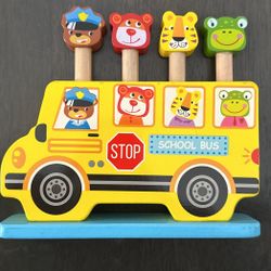 School Bus Montessori Toy 