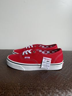 Vans Authentic White and Red