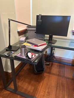 Glass Desk