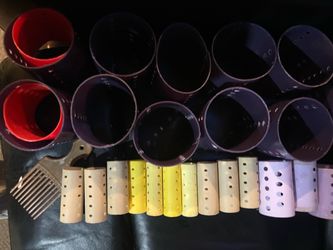 Mixed Hair Roller Set with Comb
