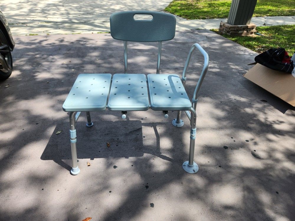 Brand new Tub Transfer Bench For Bathtub, Height Adjustable Shower Bench open box read description for details