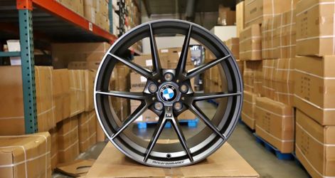 NEW SET 19 INCH BMW 763M STYLE WHEELS RIMS 19X9.5 +41 (5X120) CB: 72.56