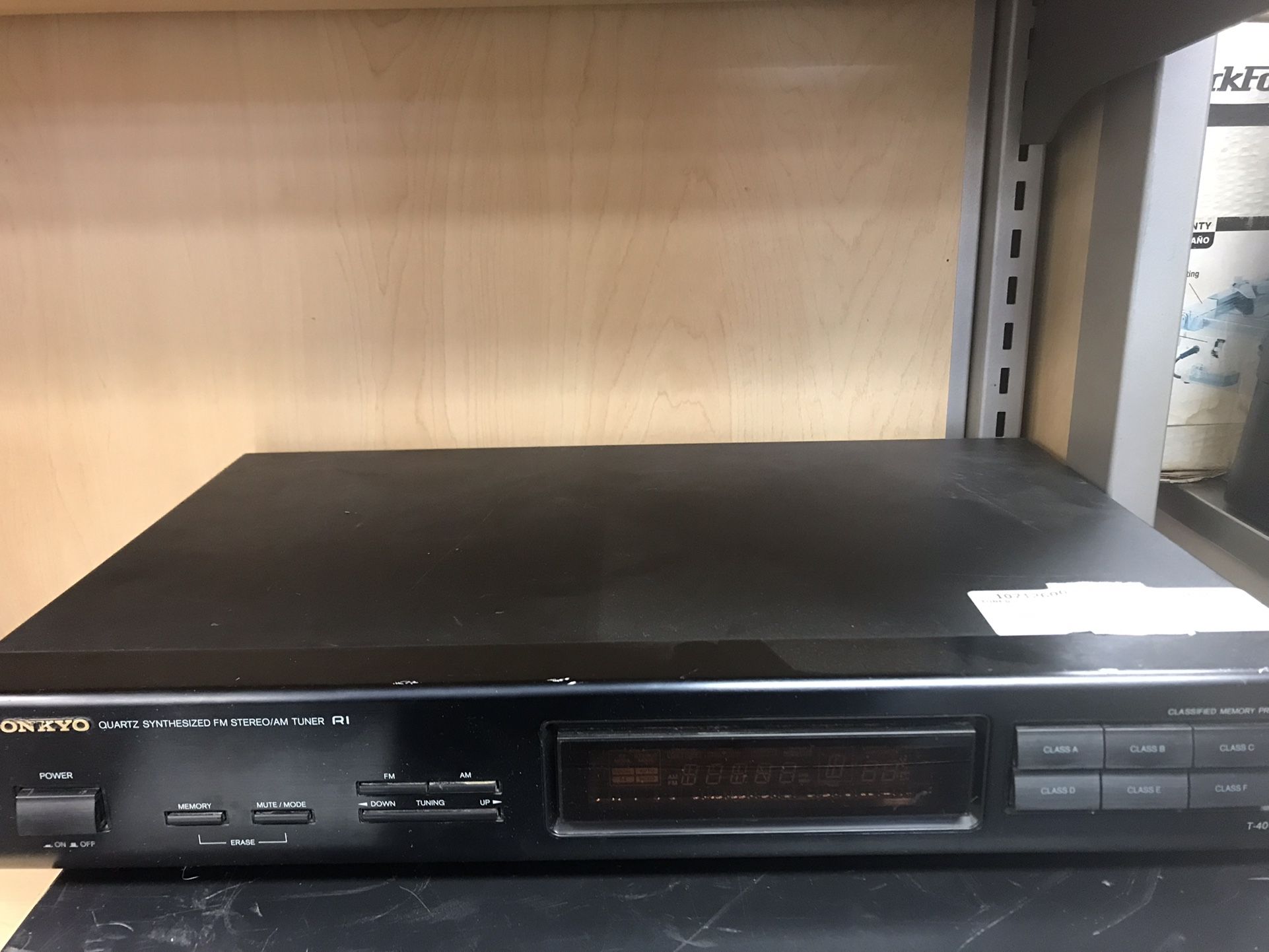 ONKYO QUARTZ Synthesized Fm Stereo / Am Tuner