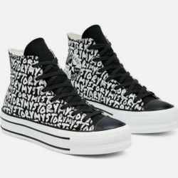  Converse CTAS Double Stack Lift Hi " My Story" Platform Size 7