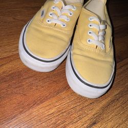 Yellow Vans Size 5.5 Women