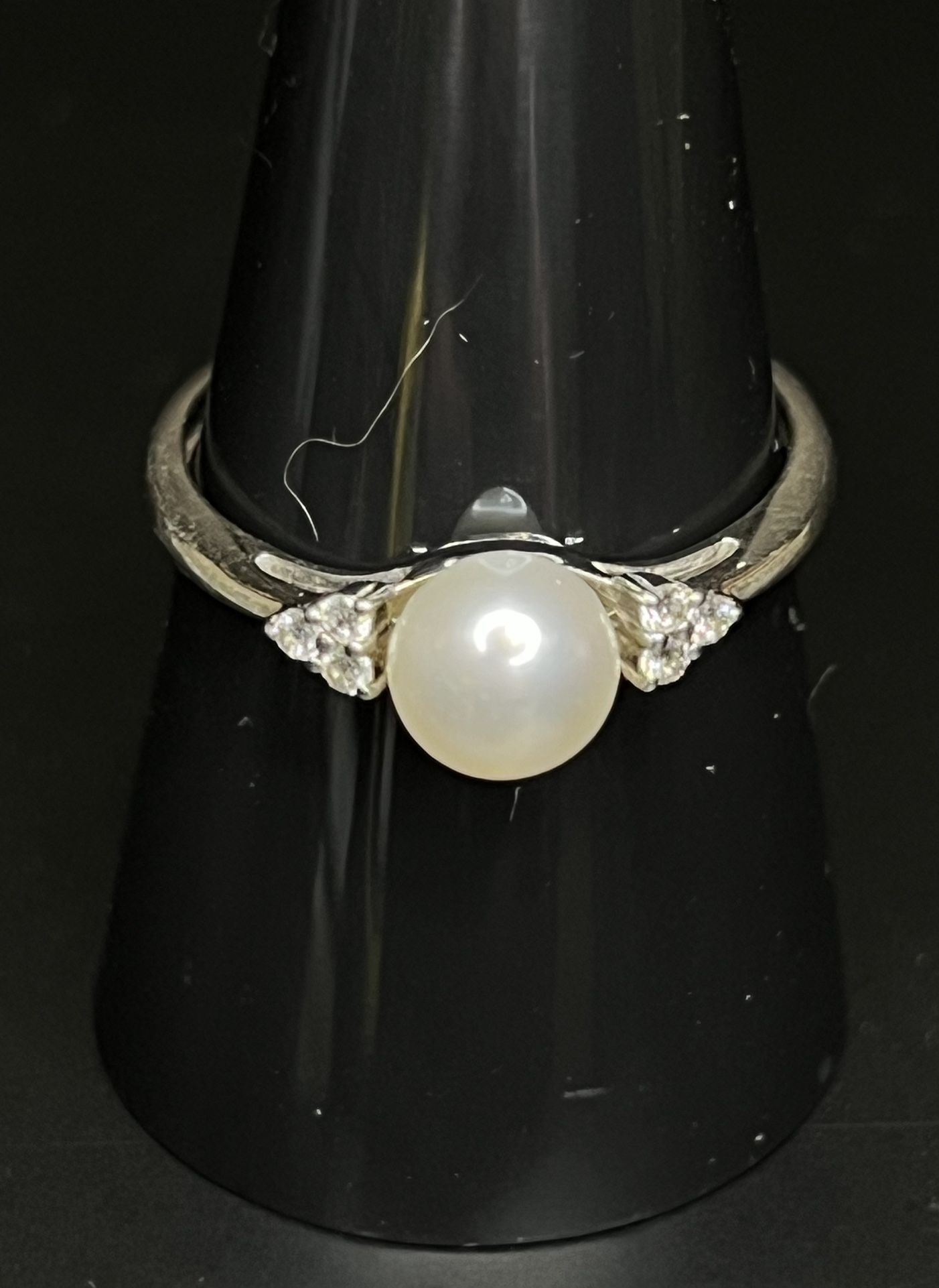Akoya Pearl 925 Silver Ring From Disney World Epcot