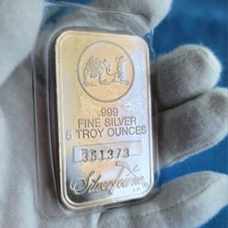 5oz.  Silver Bar,.999 Fine SilverTowne Mint & Sealed