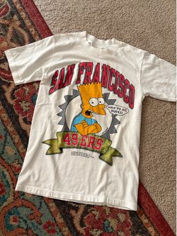 1990 San Francisco 49ers x Simpsons tshirt sz S/med
