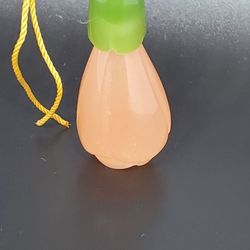 Hand Carved Pink Gemstone Pendant Carving 
