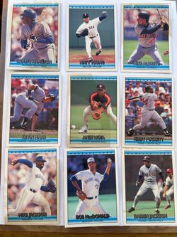 1992 Donruss MLB Baseball Cards Lot of 9