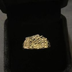Gold Nugget Ring 