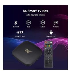 4k 128gb 2.4/5g Andriod Tv 