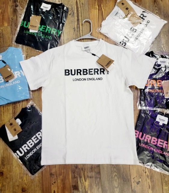Cement White Burberry White TShirt 💥3 For $100 💥Fast Shipping 💥