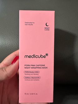 MEDICUBE PDRN Pink Caffeine Overnight Wrapping Mask