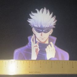 Jujutsu Kaisen Satoru Gojo 3D Lenticular Anime Decal Sticker
