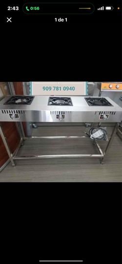 3-Burner Stainless Steel Gas