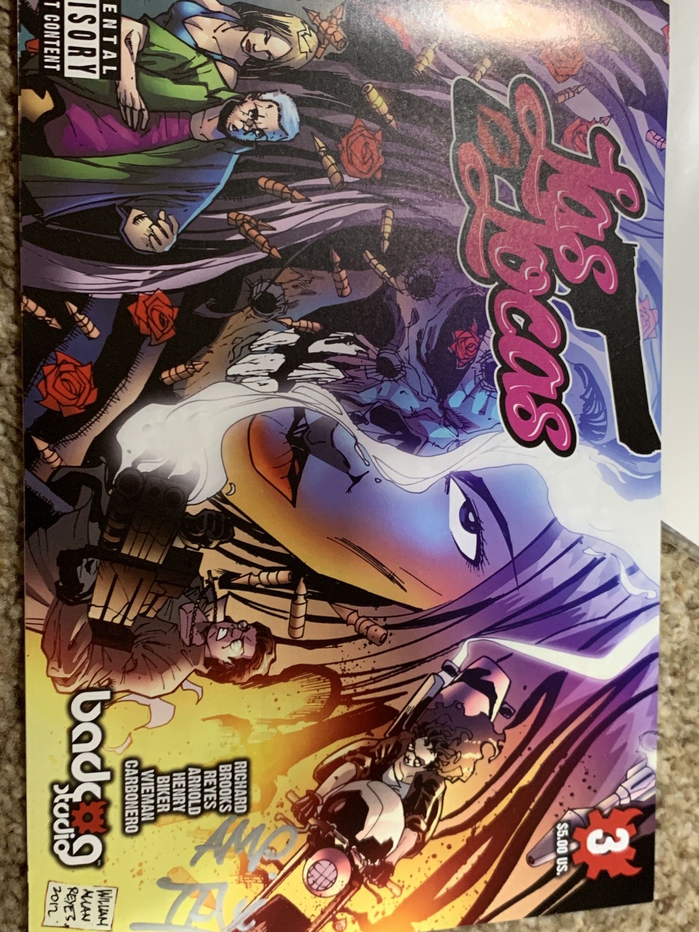 Las Locus Badcog Studio Comic Book