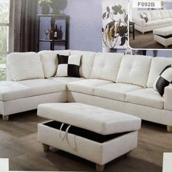 Brand New Faux Leather Combination Sofas Set 