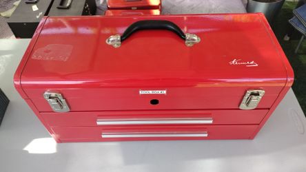 Great condition Red Kennedy tool box/ tackle box