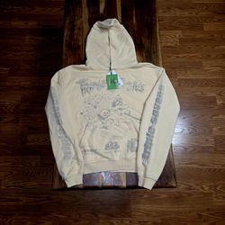 Triple 7's Beige Pullover Hoodie 