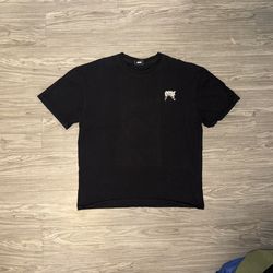 Revenge Embroidered Logo Tshirt Black Men’s Sz M