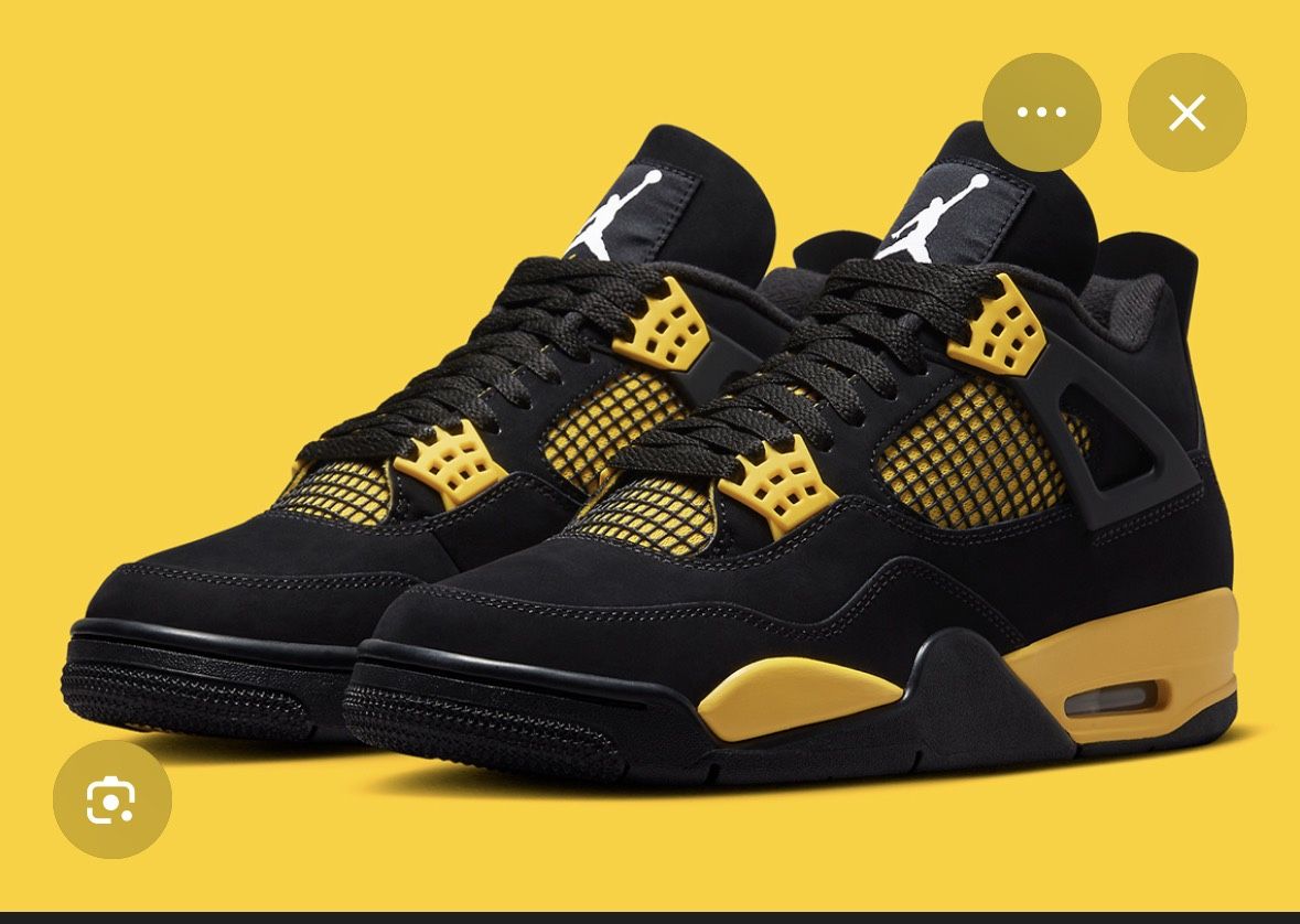 Jordan 4 Yellow Thunders