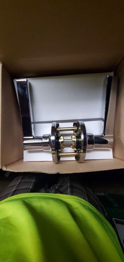 Schlage door handle chrome