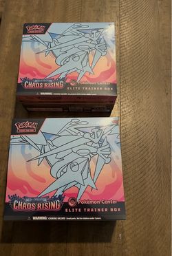 Pokemon Center Chaos Rising Elite Trainer Box x2