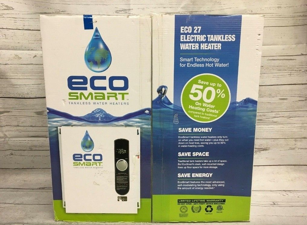 ECO smart 27 tankless water heater