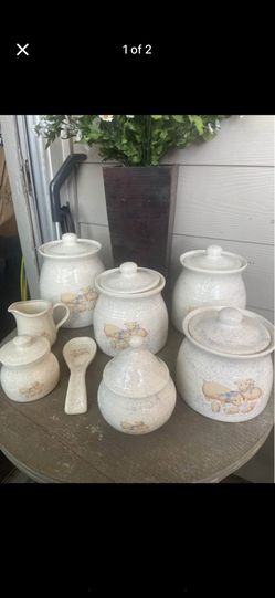 8 Ceramic Containers
